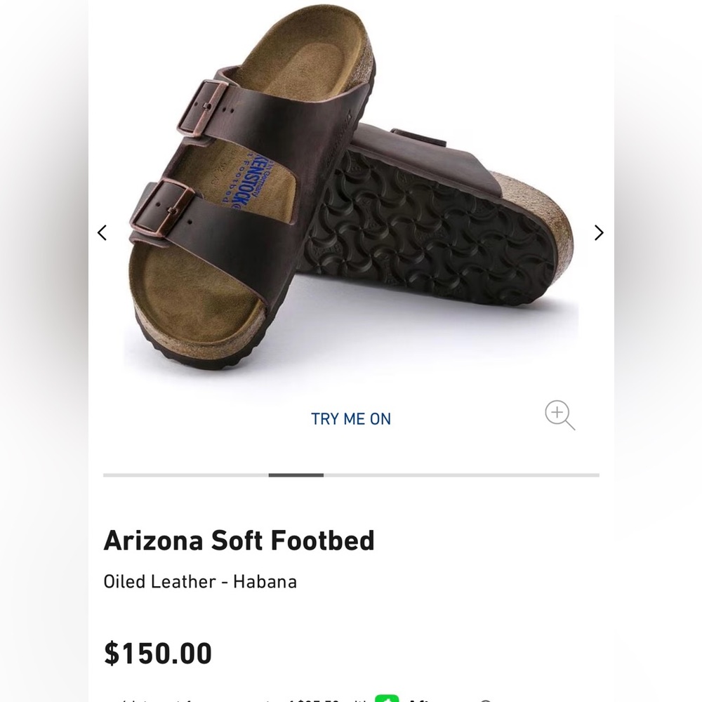 Birkenstock Women’s Arizona Soft Footbed Sandals